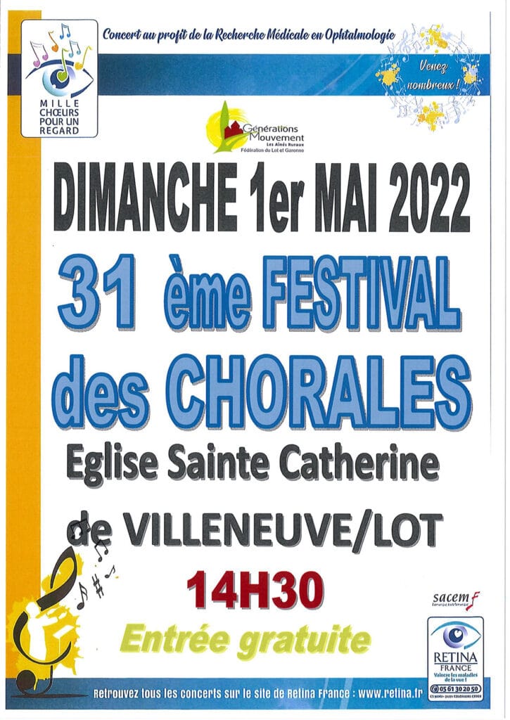 31ème festival des chorales à Villeneuve-sur-Lot